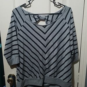 Pullover striped shirt